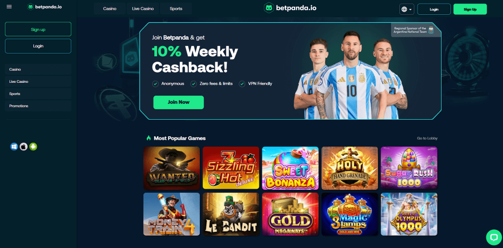 BetPanda - Bitcoin casinos