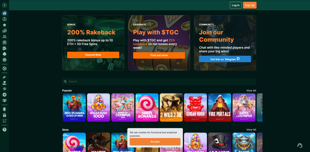 TG Casino -Bitcoin Casinos